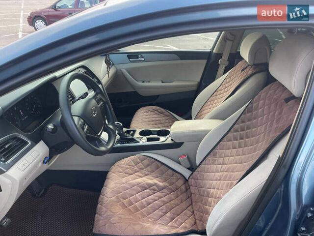 Синий Хендай Соната, объемом двигателя 2.36 л и пробегом 210 тыс. км за 9500 $, фото 8 на Automoto.ua