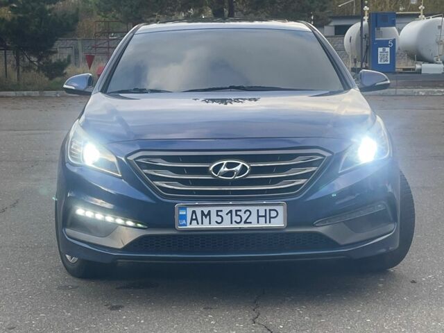 Хендай Соната 2016 в Житомире на Automoto.ua Синий Хендай Соната, объемом двигателя 2.4 л и пробегом 136 тыс. км за 13000 $, фото 5 на Automoto.ua
