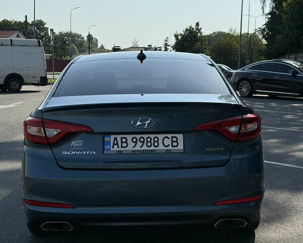 Синий Хендай Соната, объемом двигателя 2.4 л и пробегом 78 тыс. км за 11700 $, фото 9 на Automoto.ua
