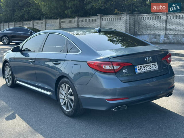 Синий Хендай Соната, объемом двигателя 2.4 л и пробегом 78 тыс. км за 11700 $, фото 28 на Automoto.ua
