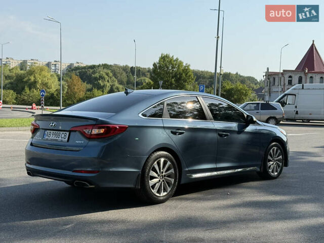 Синий Хендай Соната, объемом двигателя 2.4 л и пробегом 78 тыс. км за 11700 $, фото 21 на Automoto.ua