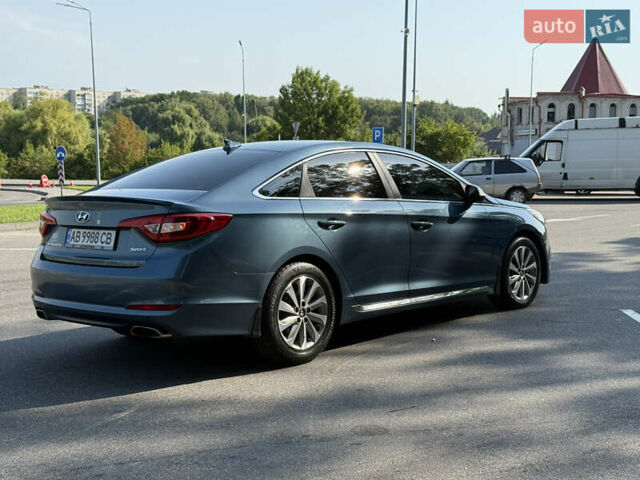 Синий Хендай Соната, объемом двигателя 2.4 л и пробегом 78 тыс. км за 11700 $, фото 22 на Automoto.ua