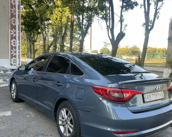 Синий Хендай Соната, объемом двигателя 2.36 л и пробегом 285 тыс. км за 10800 $, фото 7 на Automoto.ua