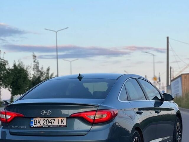 Синий Хендай Соната, объемом двигателя 2.4 л и пробегом 200 тыс. км за 10000 $, фото 2 на Automoto.ua