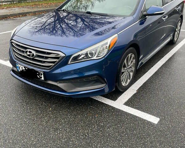 Синий Хендай Соната, объемом двигателя 2.36 л и пробегом 142 тыс. км за 11900 $, фото 13 на Automoto.ua
