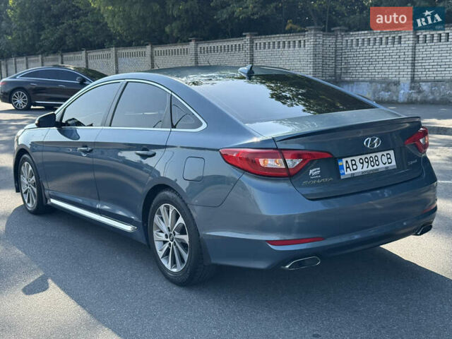 Синий Хендай Соната, объемом двигателя 2.4 л и пробегом 78 тыс. км за 11700 $, фото 27 на Automoto.ua