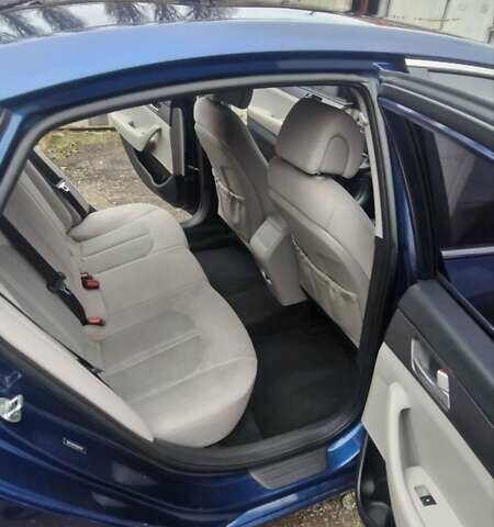 Синий Хендай Соната, объемом двигателя 2.36 л и пробегом 138 тыс. км за 8900 $, фото 7 на Automoto.ua