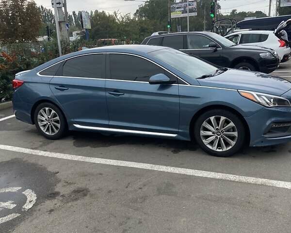 Синий Хендай Соната, объемом двигателя 2.4 л и пробегом 140 тыс. км за 12700 $, фото 6 на Automoto.ua