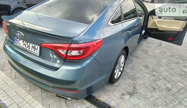 Синий Хендай Соната, объемом двигателя 2.4 л и пробегом 144 тыс. км за 12100 $, фото 12 на Automoto.ua