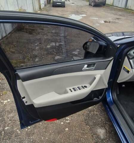 Синий Хендай Соната, объемом двигателя 2.36 л и пробегом 138 тыс. км за 8900 $, фото 2 на Automoto.ua