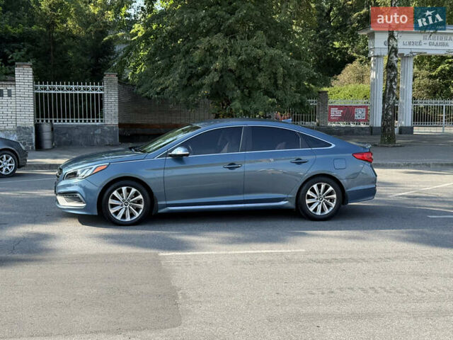 Синий Хендай Соната, объемом двигателя 2.4 л и пробегом 78 тыс. км за 11700 $, фото 13 на Automoto.ua