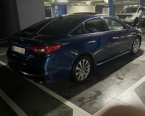 Синий Хендай Соната, объемом двигателя 2.36 л и пробегом 142 тыс. км за 11900 $, фото 19 на Automoto.ua