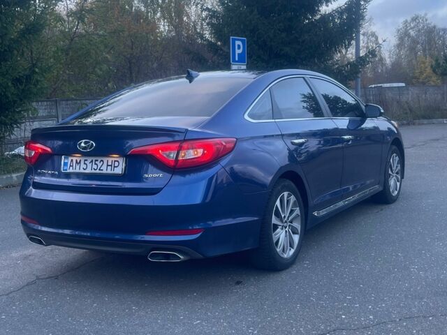 Хендай Соната 2016 в Житомире на Automoto.ua Синий Хендай Соната, объемом двигателя 2.4 л и пробегом 136 тыс. км за 13000 $, фото 1 на Automoto.ua