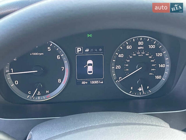 Синий Хендай Соната, объемом двигателя 2.36 л и пробегом 210 тыс. км за 9500 $, фото 7 на Automoto.ua