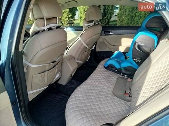 Синий Хендай Соната, объемом двигателя 2.36 л и пробегом 219 тыс. км за 10200 $, фото 18 на Automoto.ua