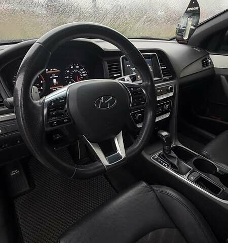 Синий Хендай Соната, объемом двигателя 2.4 л и пробегом 148 тыс. км за 13500 $, фото 11 на Automoto.ua