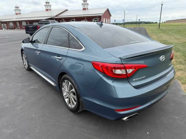 Синий Хендай Соната, объемом двигателя 2.4 л и пробегом 52 тыс. км за 5500 $, фото 4 на Automoto.ua