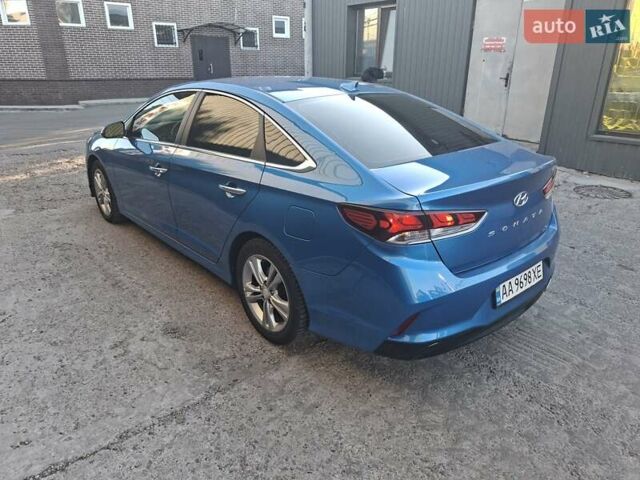 Хендай Соната 2017 в Киеве на Automoto.ua Синий Хендай Соната, объемом двигателя 2.36 л и пробегом 90 тыс. км за 11999 $, фото 11 на Automoto.ua