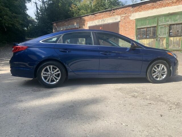 Синий Хендай Соната, объемом двигателя 2.4 л и пробегом 192 тыс. км за 10800 $, фото 9 на Automoto.ua