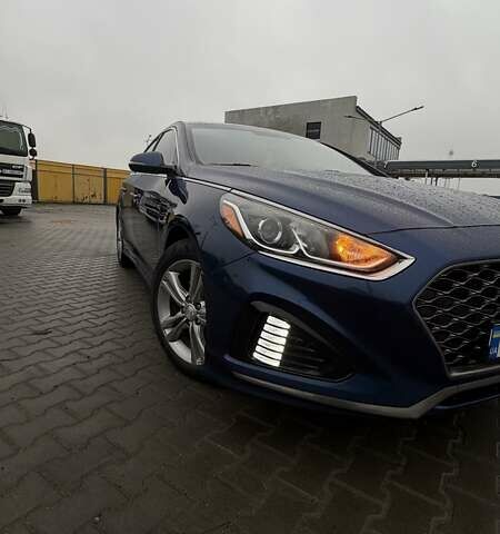 Синий Хендай Соната, объемом двигателя 2.4 л и пробегом 148 тыс. км за 13500 $, фото 4 на Automoto.ua