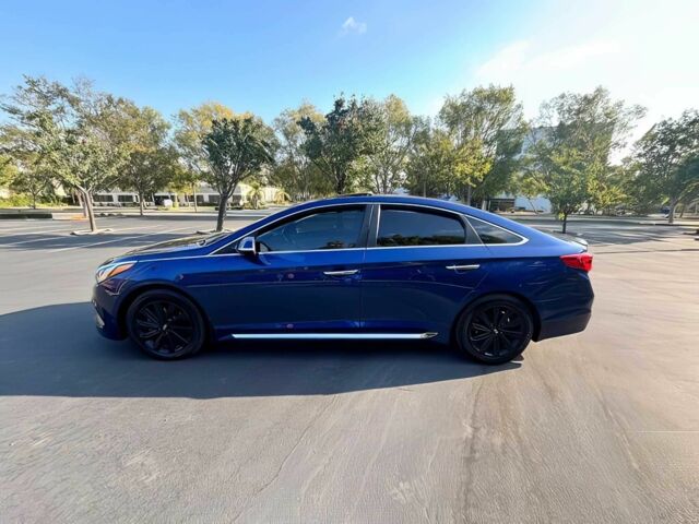 Синий Хендай Соната, объемом двигателя 2.4 л и пробегом 65 тыс. км за 9600 $, фото 1 на Automoto.ua