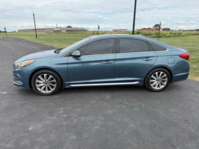 Синий Хендай Соната, объемом двигателя 2.4 л и пробегом 52 тыс. км за 5500 $, фото 3 на Automoto.ua