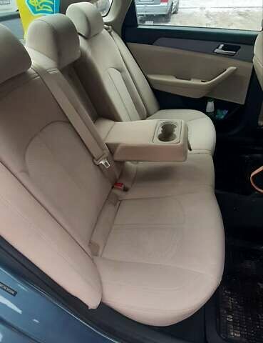 Синий Хендай Соната, объемом двигателя 2.36 л и пробегом 120 тыс. км за 10500 $, фото 8 на Automoto.ua