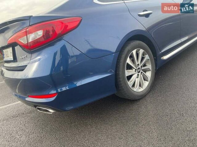 Синій Хендай Соната, об'ємом двигуна 2.36 л та пробігом 162 тис. км за 12500 $, фото 8 на Automoto.ua