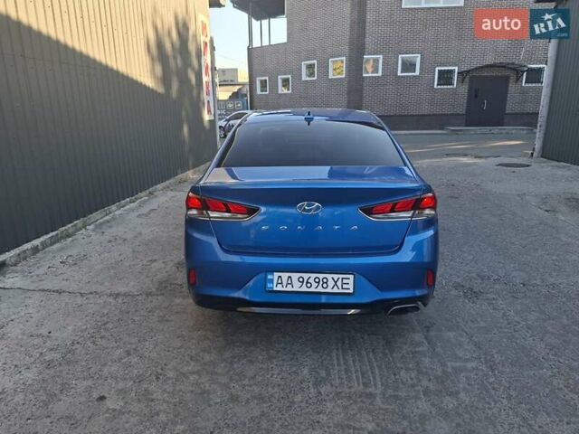 Хендай Соната 2017 в Киеве на Automoto.ua Синий Хендай Соната, объемом двигателя 2.36 л и пробегом 90 тыс. км за 11999 $, фото 10 на Automoto.ua