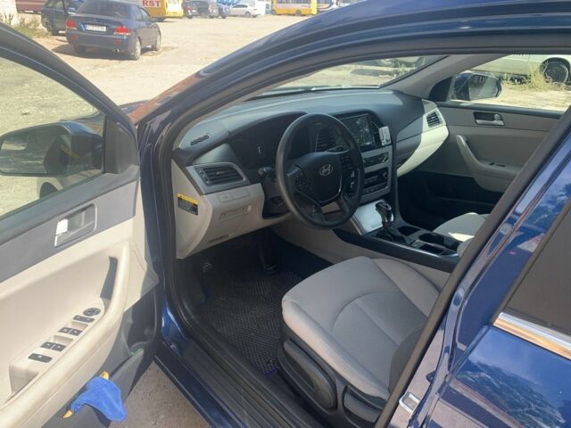 Синий Хендай Соната, объемом двигателя 2.4 л и пробегом 192 тыс. км за 10800 $, фото 8 на Automoto.ua