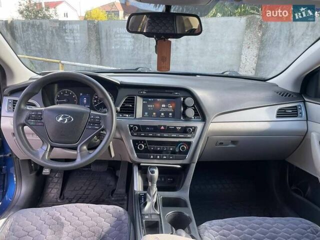 Синий Хендай Соната, объемом двигателя 2.36 л и пробегом 150 тыс. км за 11200 $, фото 11 на Automoto.ua