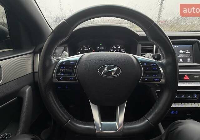 Синий Хендай Соната, объемом двигателя 2.4 л и пробегом 148 тыс. км за 13500 $, фото 12 на Automoto.ua