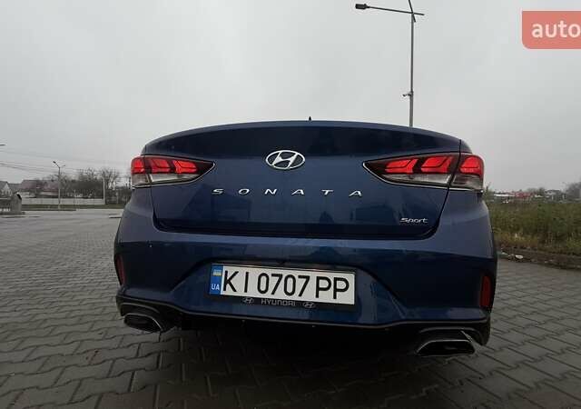 Синий Хендай Соната, объемом двигателя 2.4 л и пробегом 148 тыс. км за 13500 $, фото 6 на Automoto.ua