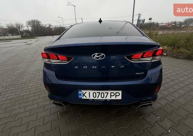 Синий Хендай Соната, объемом двигателя 2.4 л и пробегом 148 тыс. км за 13500 $, фото 7 на Automoto.ua