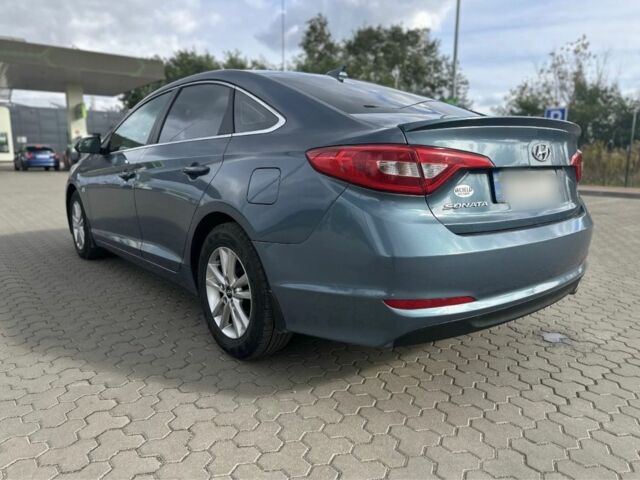 Синий Хендай Соната, объемом двигателя 2.4 л и пробегом 267 тыс. км за 10000 $, фото 3 на Automoto.ua