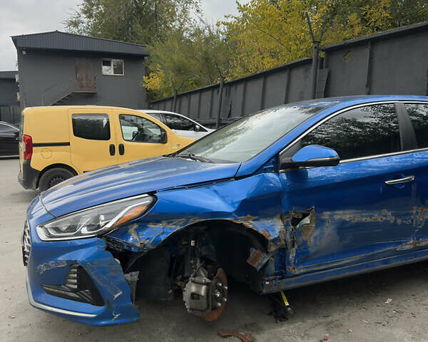 Синий Хендай Соната, объемом двигателя 2.36 л и пробегом 85 тыс. км за 5500 $, фото 6 на Automoto.ua