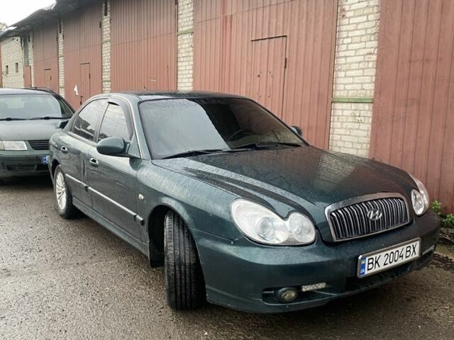 Зеленый Хендай Соната, объемом двигателя 2 л и пробегом 201 тыс. км за 2850 $, фото 3 на Automoto.ua