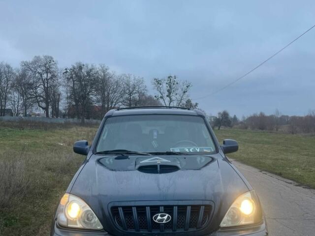 Синий Хендай Терракан, объемом двигателя 2.9 л и пробегом 267 тыс. км за 4200 $, фото 1 на Automoto.ua