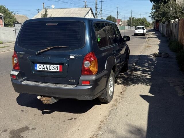 Синій Хендай Терракан, об'ємом двигуна 2.5 л та пробігом 216 тис. км за 3950 $, фото 1 на Automoto.ua