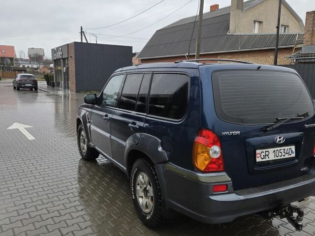Синий Хендай Терракан, объемом двигателя 2.9 л и пробегом 195 тыс. км за 3200 $, фото 3 на Automoto.ua