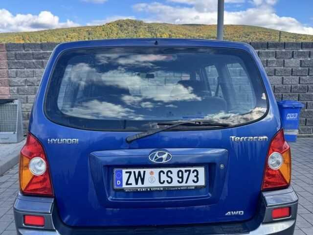 Хендай Терракан 2003 в Виноградове на Automoto.ua Синий Хендай Терракан, объемом двигателя 2.9 л и пробегом 204 тыс. км за 4700 $, фото 3 на Automoto.ua