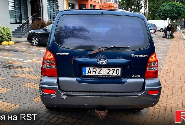 Хендай Терракан 2005 в Ирпене на Automoto.ua Синий Хендай Терракан, объемом двигателя 2.9 л и пробегом 316 тыс. км за 4000 $, фото 3 на Automoto.ua