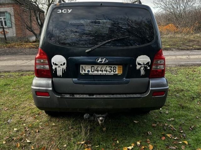 Синий Хендай Терракан, объемом двигателя 2.9 л и пробегом 299 тыс. км за 3564 $, фото 3 на Automoto.ua