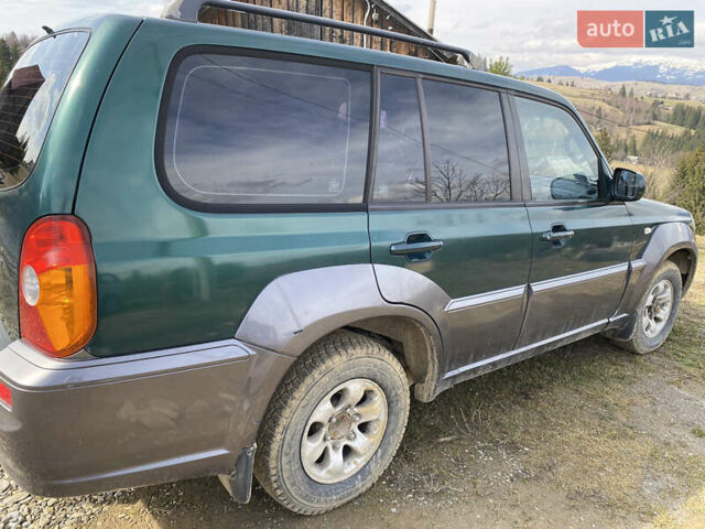 Хендай Терракан 2001 в Буковеле на Automoto.ua Зеленый Хендай Терракан, объемом двигателя 2.9 л и пробегом 237 тыс. км за 6950 $, фото 3 на Automoto.ua