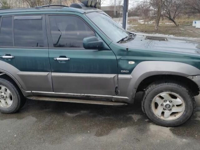 Зеленый Хендай Терракан, объемом двигателя 2.9 л и пробегом 300 тыс. км за 4959 $, фото 1 на Automoto.ua