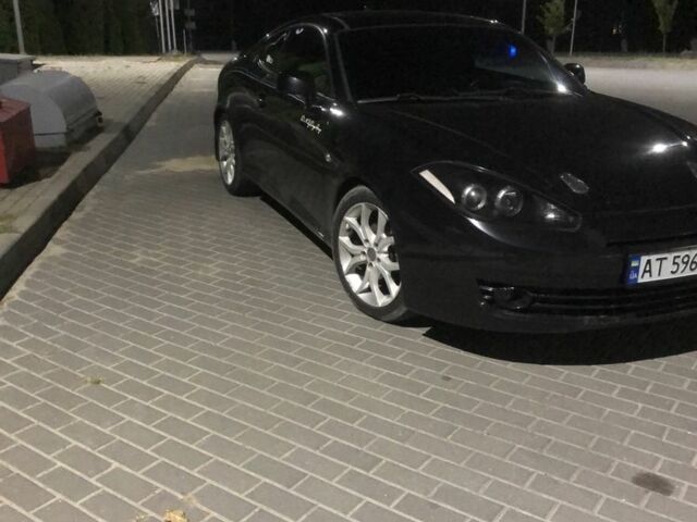 Чорний Хендай Тібурон, об'ємом двигуна 2.7 л та пробігом 300 тис. км за 7000 $, фото 1 на Automoto.ua