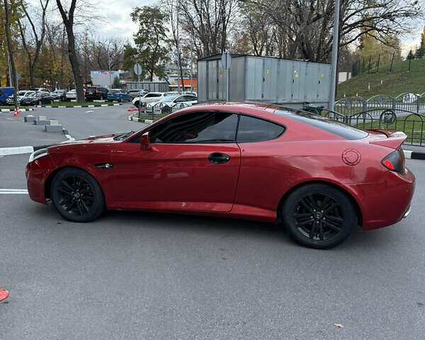 Красный Хендай Тибурон, объемом двигателя 1.98 л и пробегом 240 тыс. км за 5800 $, фото 7 на Automoto.ua