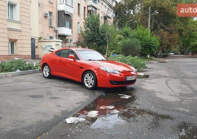 Хендай Тибурон 2007 в Одессе на Automoto.ua Красный Хендай Тибурон, объемом двигателя 2 л и пробегом 109 тыс. км за 5200 $, фото 1 на Automoto.ua