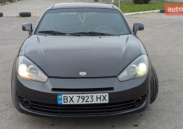 Серый Хендай Тибурон, объемом двигателя 2 л и пробегом 101 тыс. км за 7500 $, фото 4 на Automoto.ua