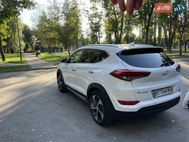Белый Хендай Туксон, объемом двигателя 2 л и пробегом 67 тыс. км за 18200 $, фото 9 на Automoto.ua